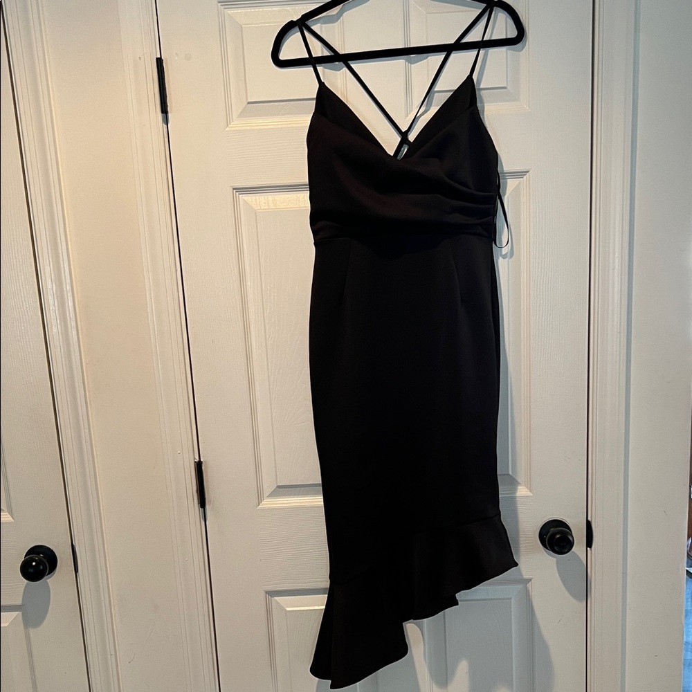 ASOS Black Asymmetrical Dress